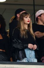 TAYLOR SWIFT, BLAKE LIVELY, SOPHIE TURNER and SABRINA CARPENTER at Kansas Chiefs vs. New York Jets Game in Newark 10/01/2023