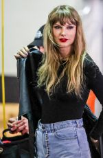 TAYLOR SWIFT, BLAKE LIVELY, SOPHIE TURNER and SABRINA CARPENTER at Kansas Chiefs vs. New York Jets Game in Newark 10/01/2023