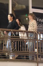TAYLOR SWIFT, SELENA GOMEZ and ZOE KRAVITZ Out for Dinner at Sushi Park in West Hollywood 10/19/2023