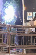 TAYLOR SWIFT, SELENA GOMEZ and ZOE KRAVITZ Out for Dinner at Sushi Park in West Hollywood 10/19/2023