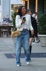 TAYSHIA ADAMS Out and About in New York 10/19/2023