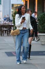TAYSHIA ADAMS Out and About in New York 10/19/2023