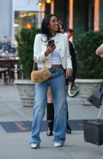 TAYSHIA ADAMS Out and About in New York 10/19/2023