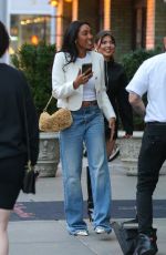 TAYSHIA ADAMS Out and About in New York 10/19/2023