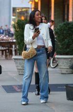 TAYSHIA ADAMS Out and About in New York 10/19/2023