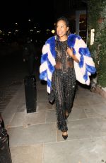 TOLULA ADEYEMI Arrivves at PINK London Gala Dinner 10/04/2023