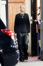 VIOLET GETTY Out for Dinner with Her Parents at Matsuisha in West Hollywood 10/02/2023