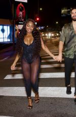 WHITNEY BROWN and Lochan Nowacki Night Out in Los Angeles 10/21/2023