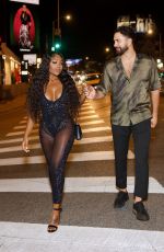 WHITNEY BROWN and Lochan Nowacki Night Out in Los Angeles 10/21/2023