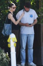 WHITNEY PORT and Tim Rosenman Out for Lunch at Cecconi