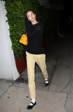WHITNEY PORT Out for Dinner in Santa Monica 10/02/2023
