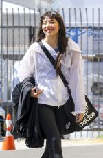 XOCHITL GOMEZ Arrives at Dancing With The Stars Studio in Los Angeles 10/08/2023