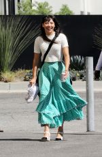 XOCHITL GOMEZ Arrives at Rhearsals for Dancing with the Stars in Los Angeles 10/05/2023
