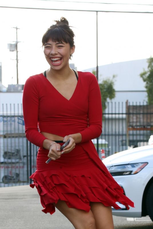 XOCHITL GOMEZ Leaver Dancing with the Stars Rehersals in Los Angeles 09/30/2023