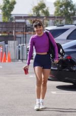 XOCHITL GOMEZ Outside Dancing with the Stars Practice in Los Angeles 10/13/2023