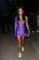 YINKA BOKKINI Arrives at Attitude Awards in London 10/11/2023