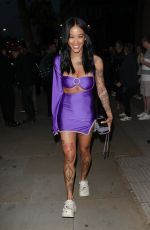YINKA BOKKINI Arrives at Attitude Awards in London 10/11/2023