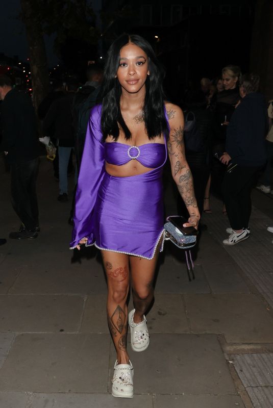 YINKA BOKKINI Arrives at Attitude Awards in London 10/11/2023