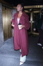ZAINAB JOHNSON Leaving the Set of New York Live 10/10/2023
