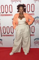 ZAKIYA BAPTISTE at Celebration of 100th Performance of Little Shop of Horrors at Bryant Park Grill in New York 10/15/2023