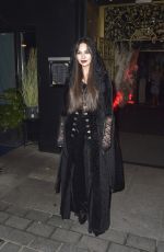 ZARA MARTIN Arrives at Hallowzeem Party at Gaucho in London 01/27/2023