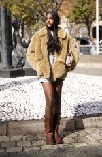 ZAYA WADE Arrives at Miu Miu Womenswear Spring/Summer 2024 Show at Paris Fashion Week 10/03/2023