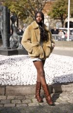 ZAYA WADE Arrives at Miu Miu Womenswear Spring/Summer 2024 Show at Paris Fashion Week 10/03/2023