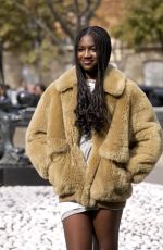 ZAYA WADE Arrives at Miu Miu Womenswear Spring/Summer 2024 Show at Paris Fashion Week 10/03/2023