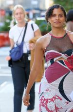 ZAZZIE BEETZ on the Set of The Dutchman in New York 10/11/2023