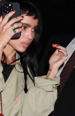 ZOE KRAVITZ and Channing Tatum on a Date Night in Paris 09/29/2023