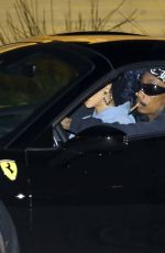 AIMEE AGUILAR and Wiz Khalifa Leaves Nobu in Malibu 11/13/2023