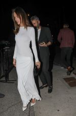 ALESSANDRA AMBROSIO Arrives at GQ Men of the Year Party at Bar Marmont in Los Angeles 11/16/2023