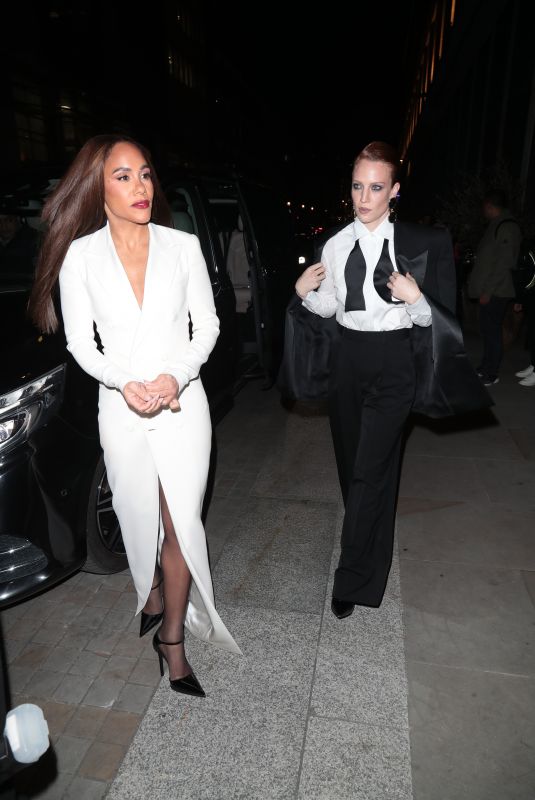 ALEX SCOTT and JESS GLYNNE Leaves British Vogue’s Forces for Change Party in London 11/23/2023