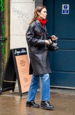 ALEXA CHUNG Out for Lunch in London 11/21/2023