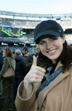 ALEXANDRA DADDARIO at Dolphins vs Jets Game in New Jersey 11/24/2023