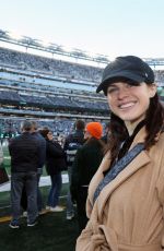 ALEXANDRA DADDARIO at Dolphins vs Jets Game in New Jersey 11/24/2023