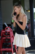 ALEXIS REN Out at Maru Coffee in Los Angeles 11/07/2023