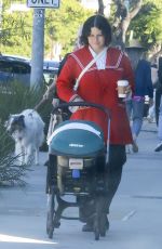 ALIA SHAWKAT Out for Coffee with Her Baby in Los Feliz 11/19/2023