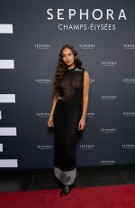ALISHA BOE at La Nuit Blanche & Noire by Sephora Event in Paris 11/16/2023