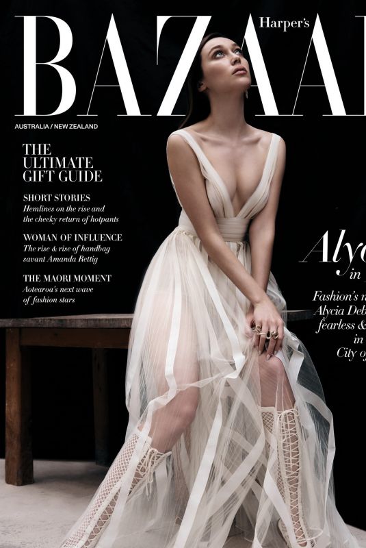 ALYCIA DEBNAM-CAREY on the Cover of Harper’s Bazaar Australia, December 2023