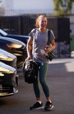 ALYSON HANNIGAN Arrives at Dancing With The Stars Rehearsals in Los Angeles 11/24/2023