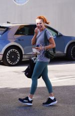 ALYSON HANNIGAN Arrives at Dancing With The Stars Rehearsals in Los Angeles 11/24/2023