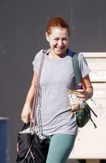 ALYSON HANNIGAN Arrives at Dancing With The Stars Rehearsals in Los Angeles 11/24/2023