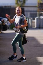 ALYSON HANNIGAN Arrives at Dancing With The Stars Rehearsals in Los Angeles 11/24/2023