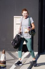 ALYSON HANNIGAN Arrives at Dancing With The Stars Rehearsals in Los Angeles 11/24/2023