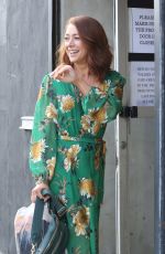 ALYSON HANNIGAN Arrives at DWTS Studios for Finals Week in Los Angeles 11/29/2023