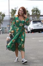 ALYSON HANNIGAN Arrives at DWTS Studios for Finals Week in Los Angeles 11/29/2023