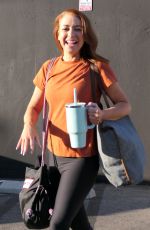 ALYSON HANNIGAN Leaves DWTS Rehearsals in Los Angeles 1/26/2023