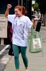 ALYSON HANNIGAN Leaves DWTS Rehearsals in Los Angeles 11/15/2023