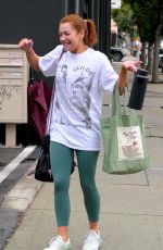 ALYSON HANNIGAN Leaves DWTS Rehearsals in Los Angeles 11/15/2023